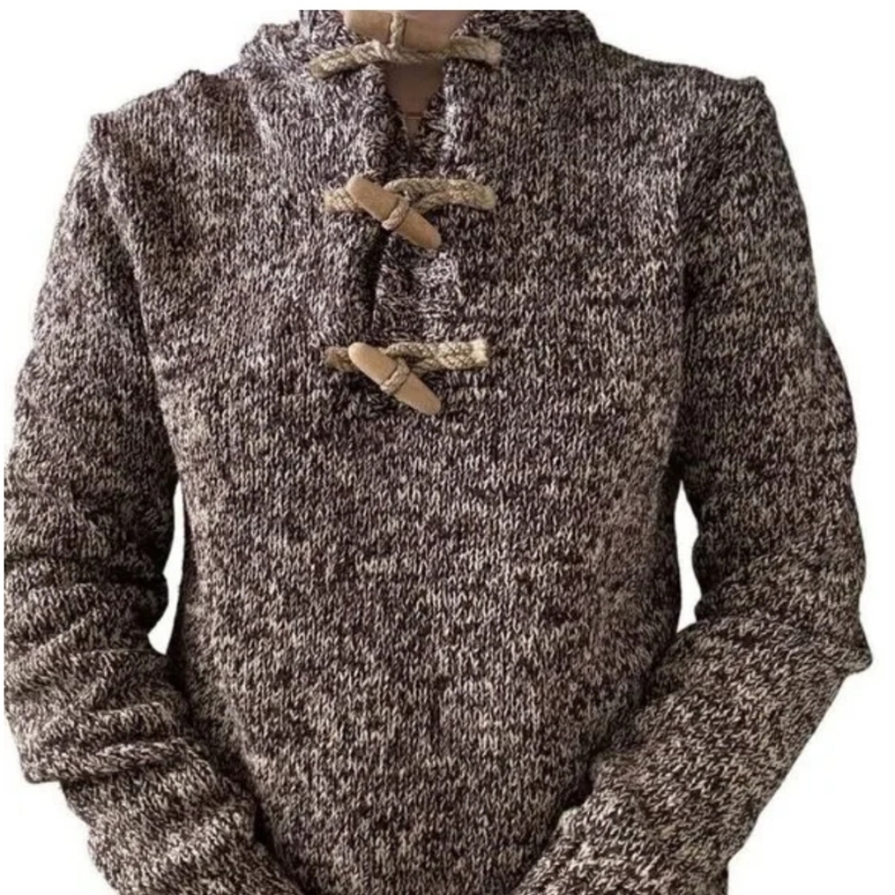 Polo By Ralph Lauren Vintage Cozy Knit Sweater with Toggle Buttons